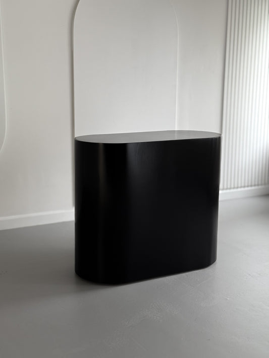 BELLO - Modern Black Oval Event Bar – 4ft