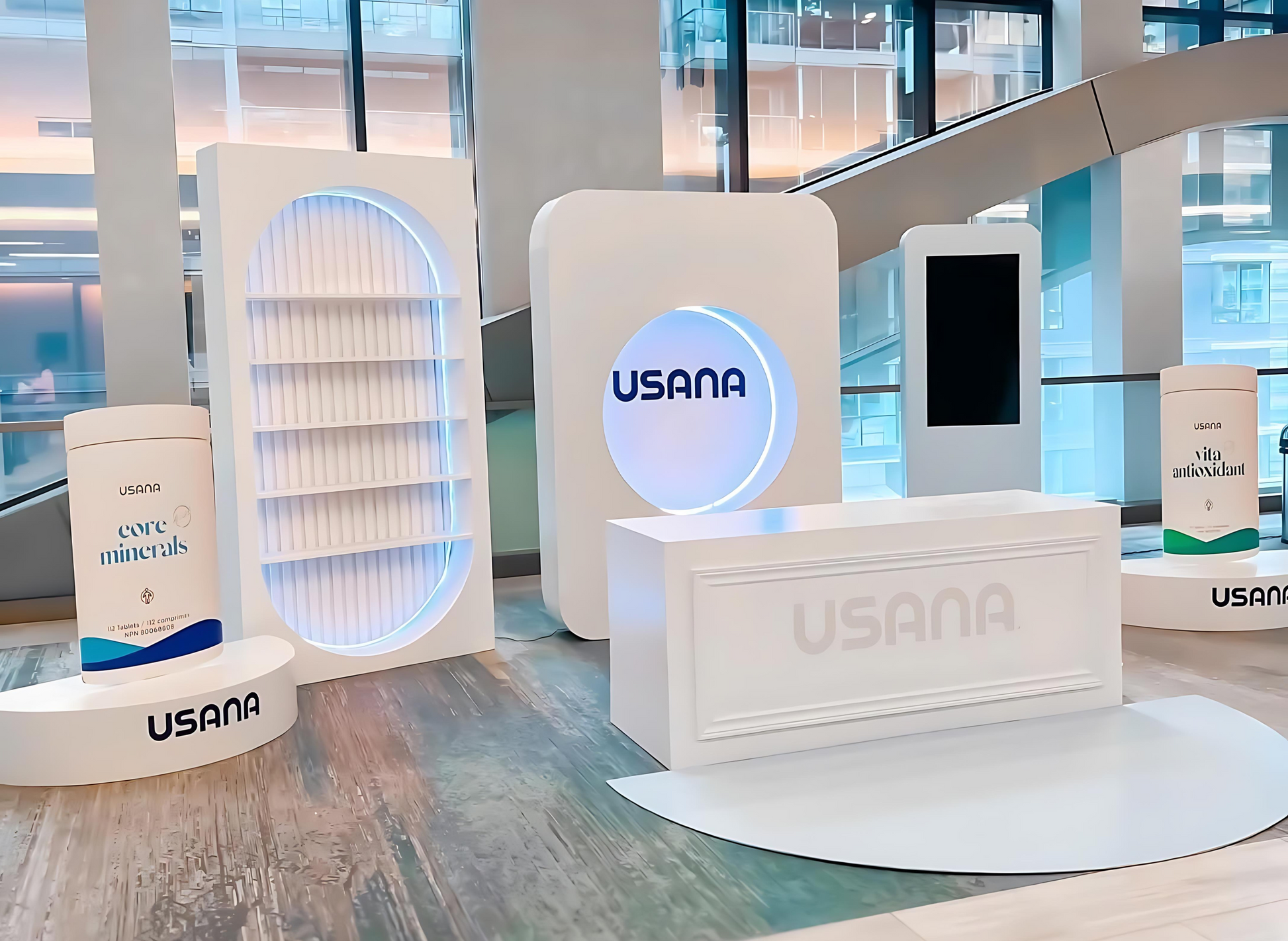 High-end event decor, customizable structures, and modern props for corporate events, marketing campaigns, and brand activations in Montreal.